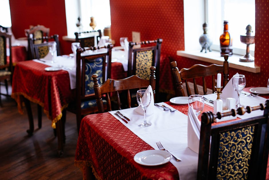 Elegante sala interna di un ristorante di alta classe